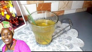 Boisson tisane de Citronnelle à la menthe de MAMILIK de Kinshasa [upl. by Vashtee]