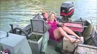 Funny Reporter Fail falling on fishermans lap [upl. by Millan274]