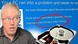 How to FIX quotboot device inaccessiblequot error [upl. by Griggs470]