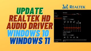 How to Download and Update Realtek HD Audio Driver on Windows 10 or Windows 11 [upl. by Hammond]