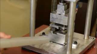 How to drill holes in aluminum profiles Indeco [upl. by Llehsem941]