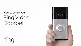 How to Set Up Your Ring Video Doorbell  Ring [upl. by Hoppe]