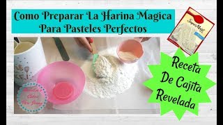 Receta Casera De Harina De Caja Para Pasteles PerfectosMagic Mix Cake [upl. by Yevol]