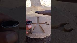 cake satisfying pottery experiment copper diy crushing صناعات واختراعات من صهر المعادن صب [upl. by Rubenstein467]