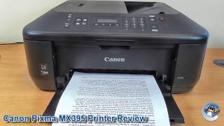 Canon Pixma MX395 Printer Review [upl. by Drusus]