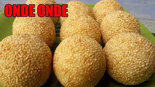 resep onde onde kacang hijau empuk cara membuat onde onde wijen onde onde kacang hijau anti gagal [upl. by Ycul]