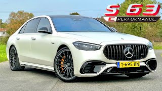 2024 MercedesAMG S63 V8 BiTurbo  REVIEW on Autobahn [upl. by Nuawed]