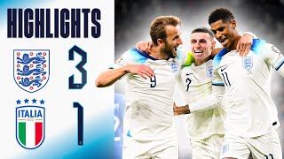 England 31 Italy  Kane amp Rashford Send England EURO 2024 Bound  Highlights [upl. by Naamana]