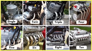 Every Engine in Motorcycle Explained  Single to Ten Cylinder Engines Part  1 [upl. by Nnaeilsel]