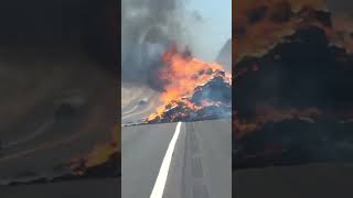 What happens when you throw a cigarette out of the window while hauling hay [upl. by Cotterell754]