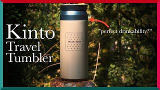 Kinto Travel Tumbler  designed for quotperfect drinkabilityquot [upl. by Viglione]