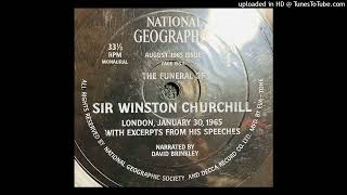 The Funeral of Sir Winston Churchill January 30 1965 [upl. by Ybbed]