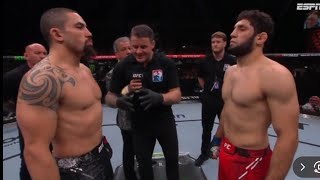 Robert Whittaker vs Ikram Aliskerov  UFC SaudiArabia [upl. by Harutak]