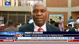 Poverty Alleviation Elumelu Advocates Synergy Between Private And Public Sector [upl. by Ailati584]