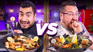 PAELLA Chef vs Normal Blind CookOff  Sorted Food [upl. by Blumenfeld]