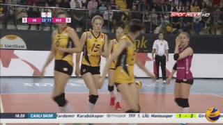 Vakifbank vs Eczacibasi VitrA  18 Feb 2017  Turkish Womens Volleyball League 20162017 [upl. by Ash]