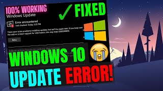 FIX  Windows 10 Update Errors ✅ Windows 10 Update Failed to Install 2004 1909 1903 Error  2020 [upl. by Mandie]