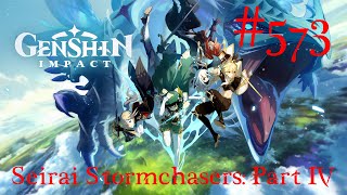 Genshin Impact Walkthrough Part 573  Seirai Stormchasers Part IV No Commentary [upl. by Aina]