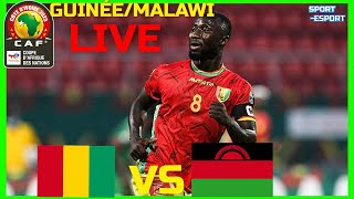 Live GuinéeMalawi • Qualification CAN 2023 [upl. by Dasi]