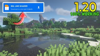 REALISTIC 🤩 BSL Shader For Minecraft Pe 120  How to get Bsl Shader in Mcpe 120 [upl. by Nimrahc]