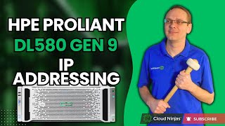 HPE ProLiant DL580 Gen9 Server IP Address Setup  Configuring IP Addresses  Enable DHCP amp Static [upl. by Aihtnyc]