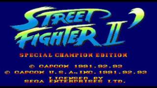 SEGA Street Fighter II SCE Music  Blanka Stage [upl. by Sanfourd666]