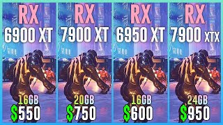 RX 6900 XT vs RX 7900 XT vs RX 6950 XT vs RX 7900 XTX  Test in 15 Games [upl. by Linnell970]