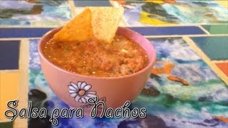 Salsa Para Nachos  Receita [upl. by Ainnet]