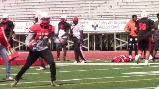 2017 Coffeyville Football Spring Practice Highlights [upl. by Sakmar]