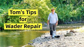 Wader Repairs with Tom Rosenbauer [upl. by Matthia]