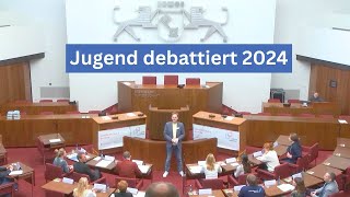 Jugend debattiert 2024  Landesfinale Bremen [upl. by Delphinia556]