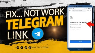 How To Fix Telegram Link Not Working [upl. by Ross]