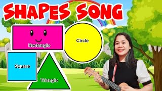 SHAPES SONGSquare and CircleMathSongRhymes for KidsKids SongKinder Grade1TrAlpha [upl. by Charmion]