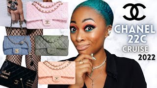 NEW COLLECTION CHANEL 22C Cruise 2022 Collection Bags Jewelry amp SLGs LOTS of pics and info [upl. by Enyaw]