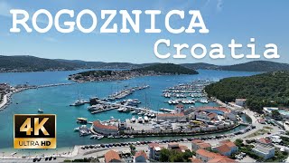 Rogoznica Croatia 4K 🇭🇷 Discovering Rogoznica Croatia from a birdseye view A drone photography [upl. by Annerb]