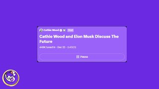 Cathy Wood Elon Musk Discuss The Future X Space Snippet 20231222 [upl. by Lynde243]