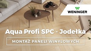 Montaż paneli winylowych  jodełka  Weninger [upl. by Yentterb209]