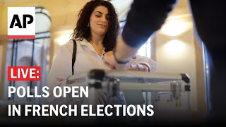 France elections 2024 LIVE Polls open in pivotal runoff vote [upl. by Reede152]