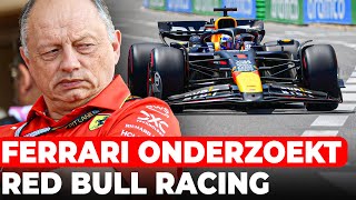 Red Bull komt met aankondiging Ferrari onderzoekt Red Bulltechniek  GPFans News [upl. by Leatri]