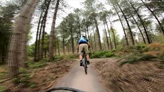 First ride of the new blue trail at Cannock Chase [upl. by Kristyn]