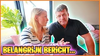 BELANGRiJKE MEDEDELiNG   Bellinga Vlog 3070 [upl. by Pudens354]