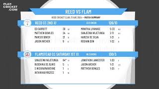 Reed CC 2nd XI v Flamstead CC Saturday 1st XI [upl. by Lucinda776]