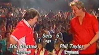 Eric Bristow vs Phil Taylor  1990 World Finals Part 13 [upl. by Analram]