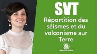 Répartition des seismes et du volcanisme sur Terre  SVT  Collège  Les Bons Profs [upl. by Athalee]