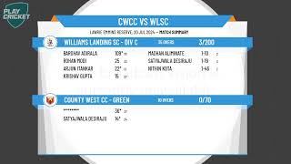 County West CC  Green v Williams Landing SC  Div C [upl. by Nivlen]