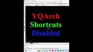 How to reset or enable YQArch shortcuts in AutoCAD  YQArch shortcuts not working yqarch autocad [upl. by Lirpa]