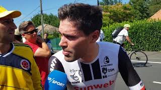 Tom Dumoulin  postrace interview  stage 3  Tour de France 2018 [upl. by Sall]