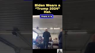 Joe Biden Out There Wearing quotTrump 2024quot Hat [upl. by Ennazus]