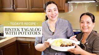 MARJORIES KITCHEN BISTEK TAGALOG WITH POTATOES  Marjorie Barretto [upl. by Eduj]