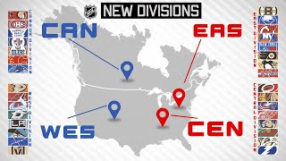 SIMULATING THE 2021 NHL SEASON WITH NEW DIVISIONS [upl. by Anaylil]